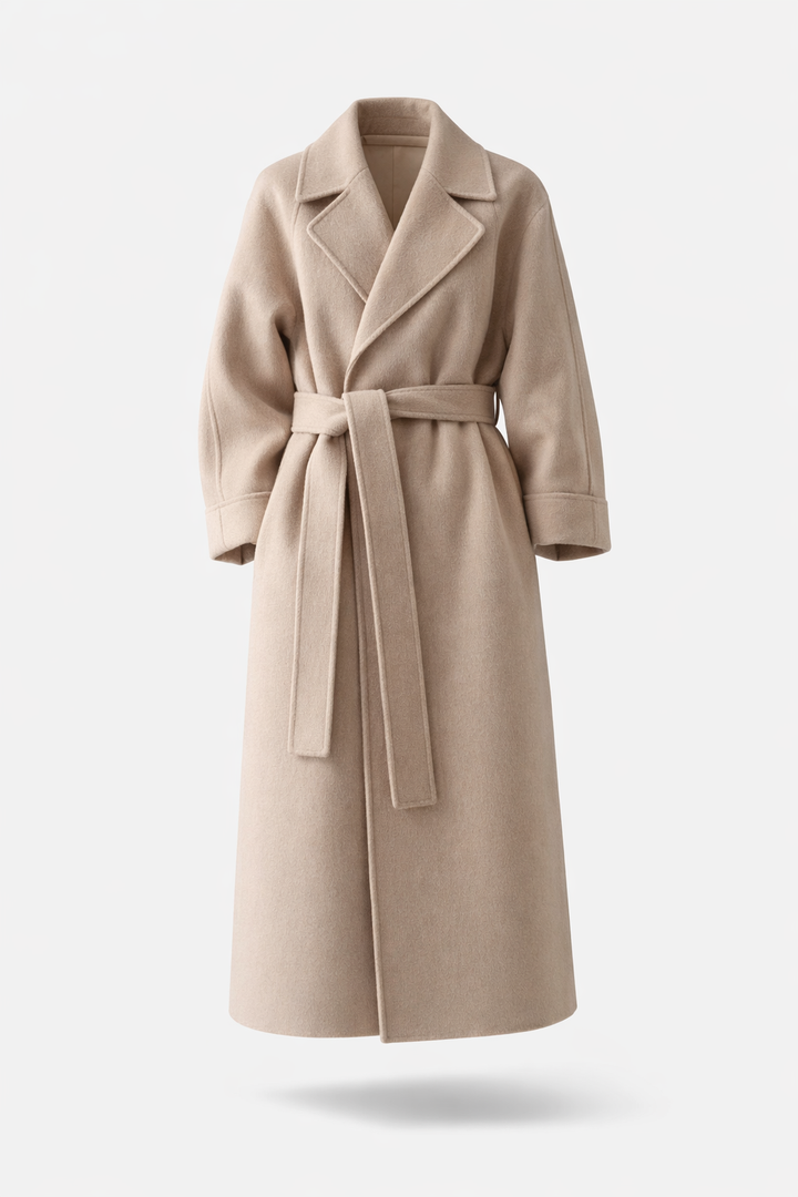Vesperine Belted Wrap Coat