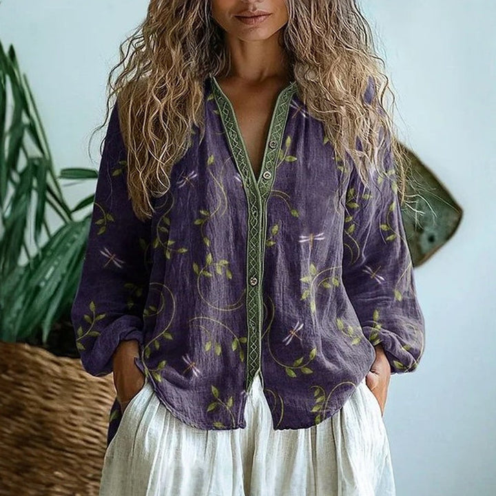 Ruby Elegant Floral Blouse