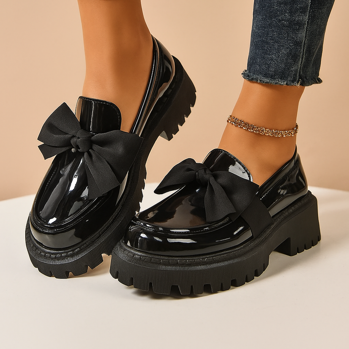 Soana Bow Rise Platform Loafers