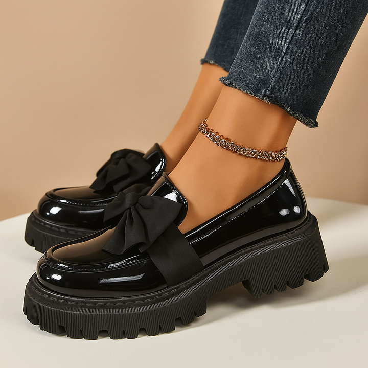 Soana Bow Rise Platform Loafers