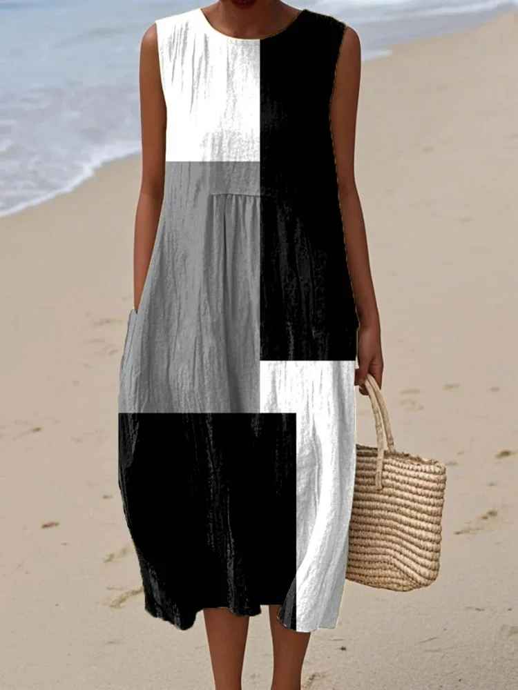 Kallista Modern Patch Dress