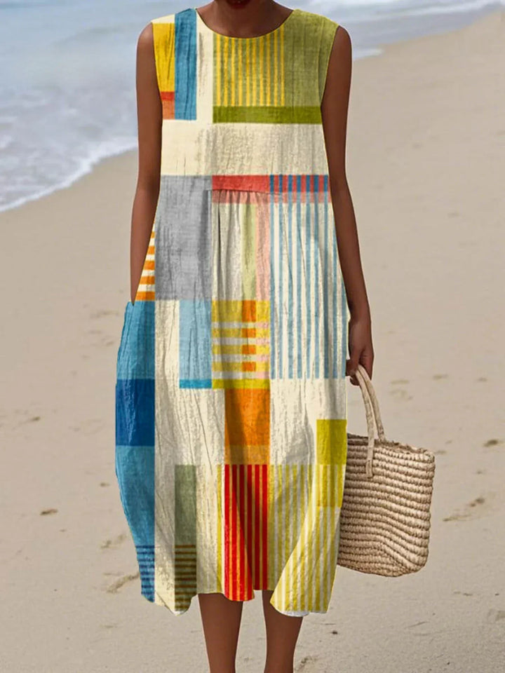 Kallista Modern Patch Dress