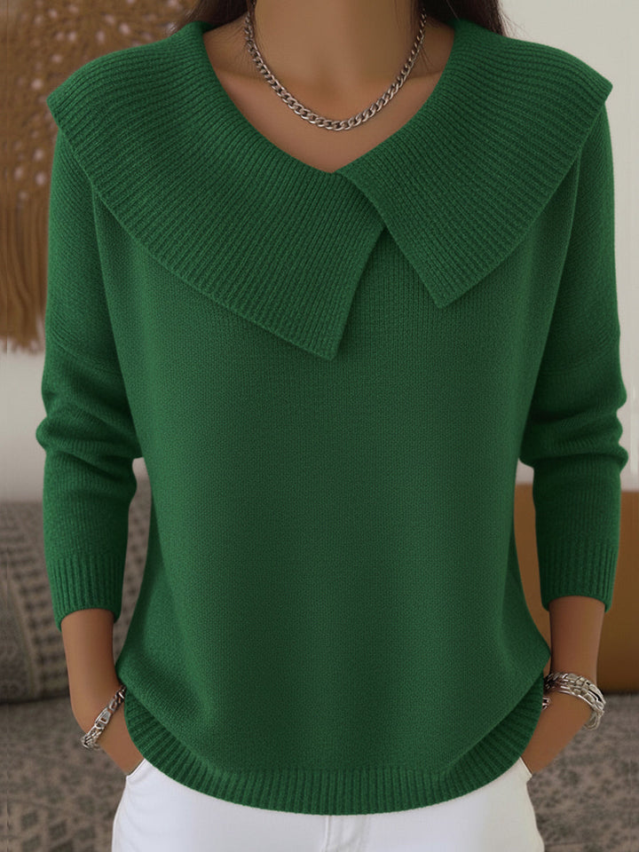 Adeline Folded Collar Sweater