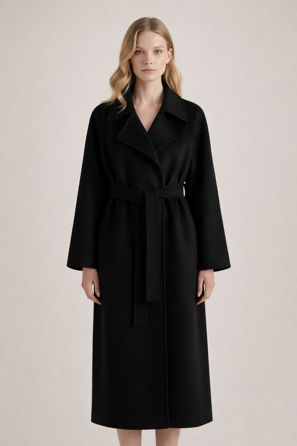 Vesperine Belted Wrap Coat