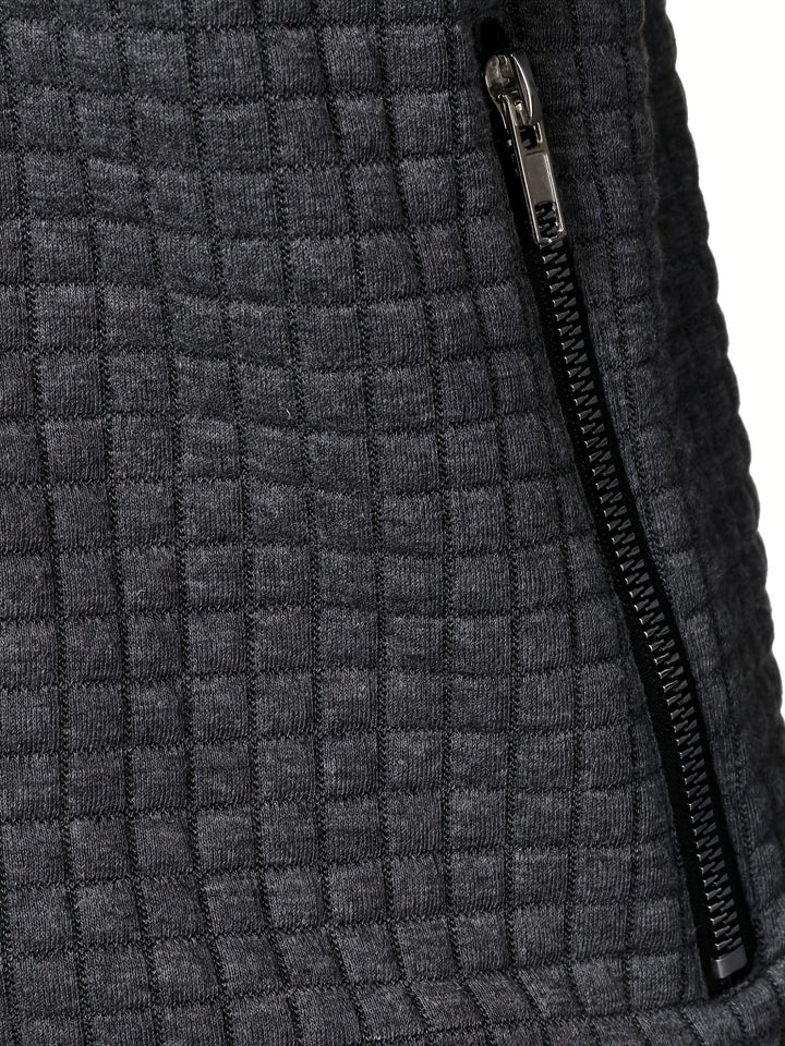 Evander Stand-Collar Zip Jacket