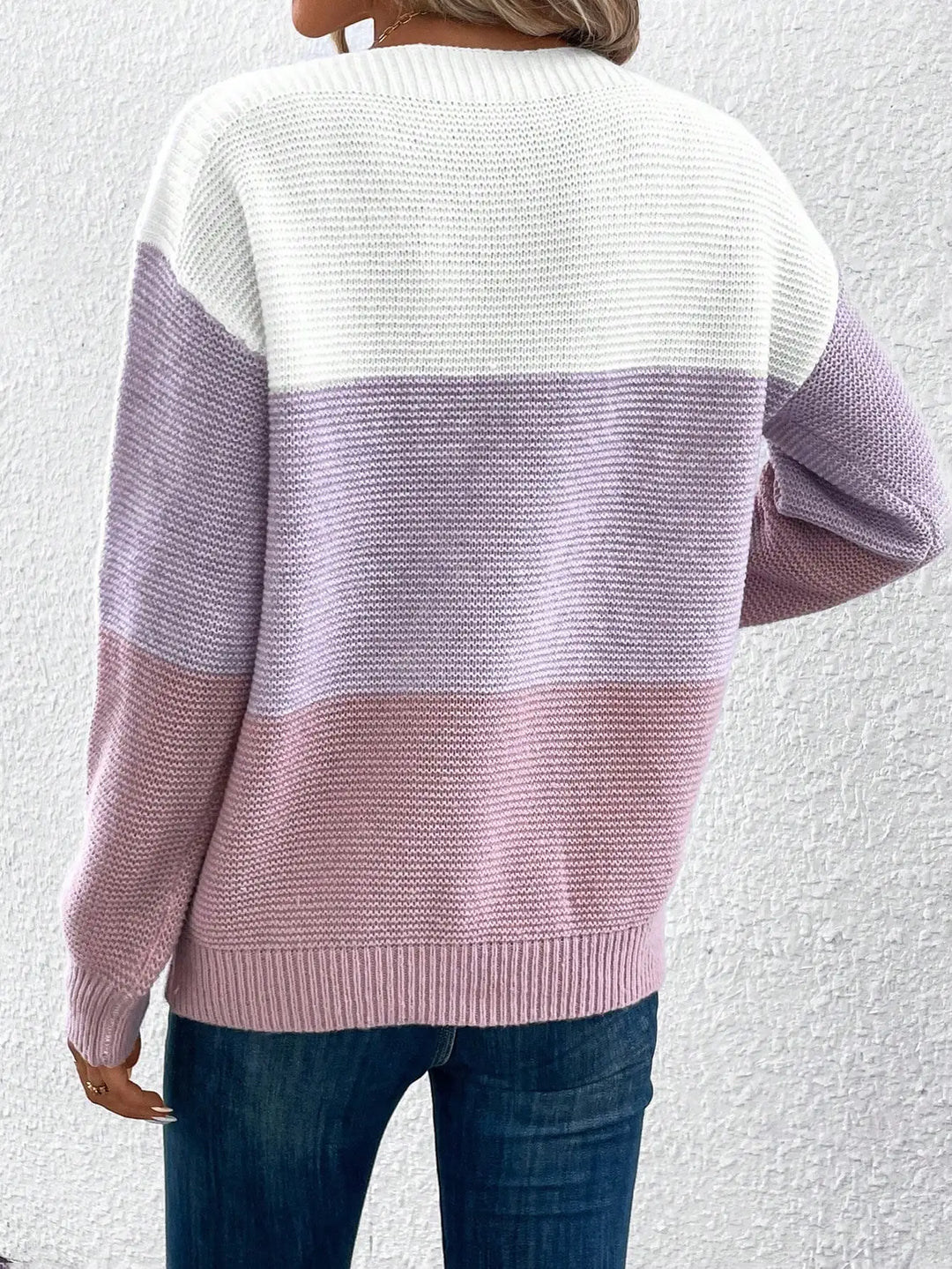 Thalia Color Block Sweater