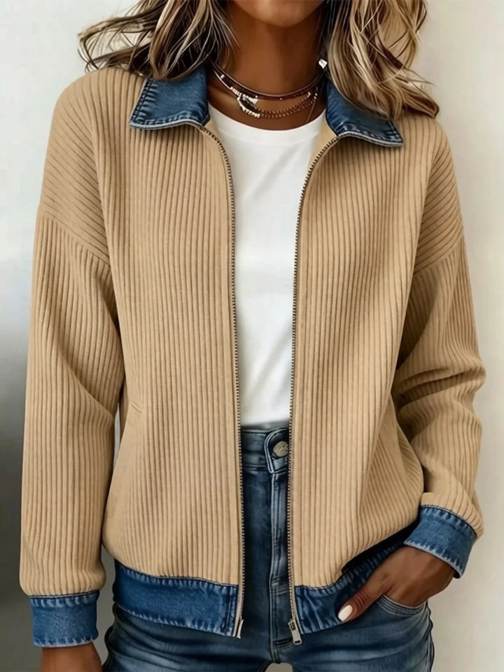 Harlow Denim Trim Jacket