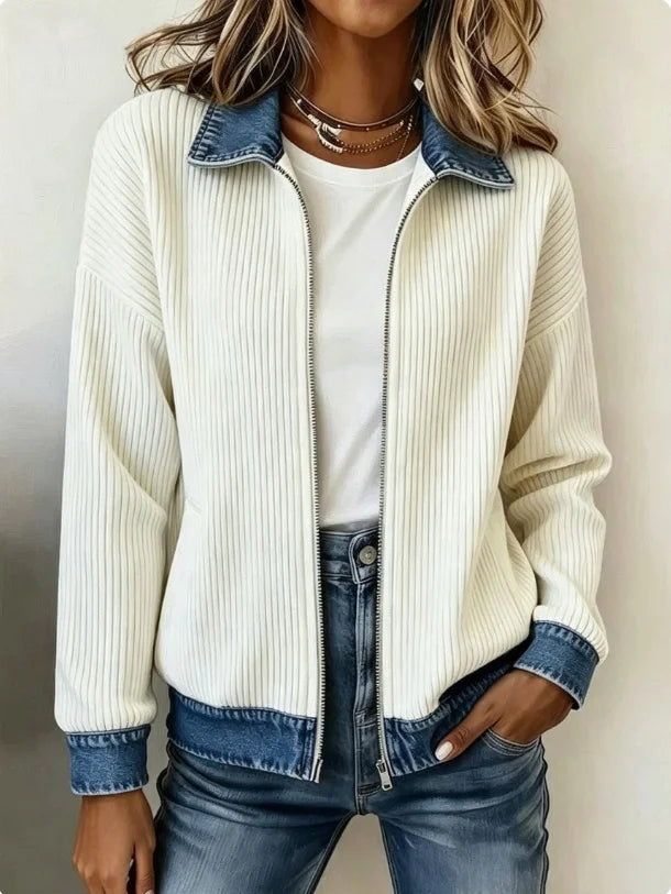 Harlow Denim Trim Jacket