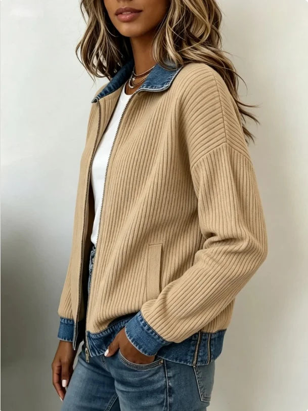 Harlow Denim Trim Jacket