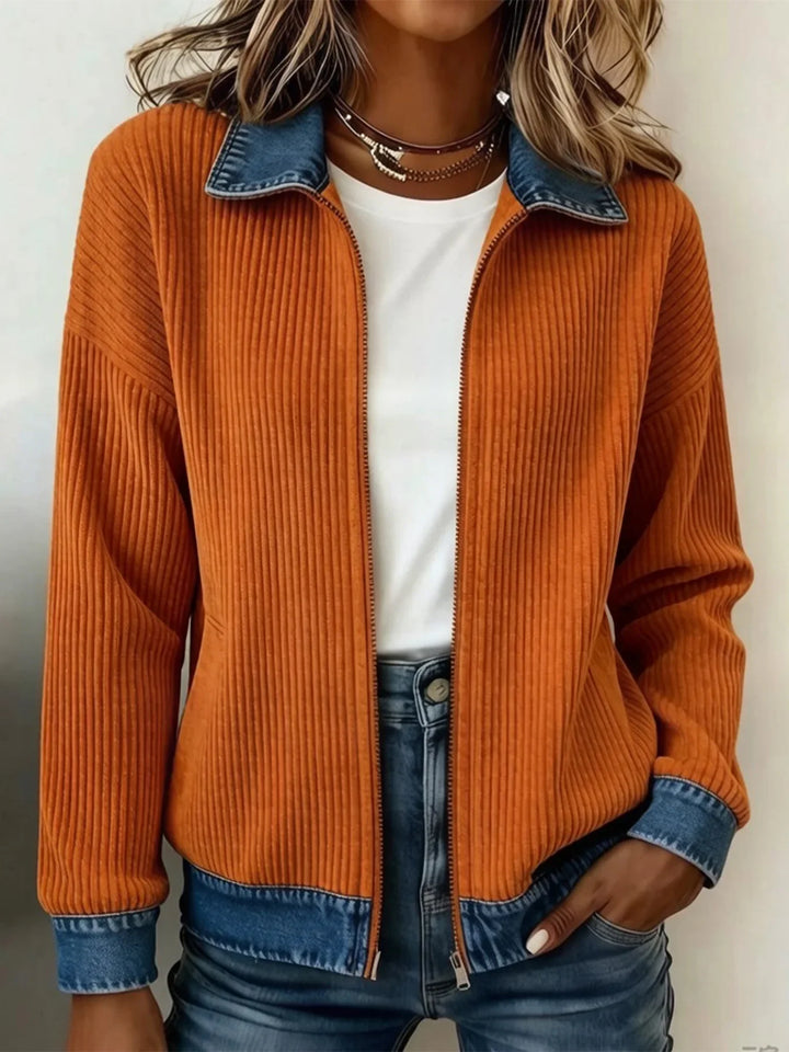 Harlow Denim Trim Jacket