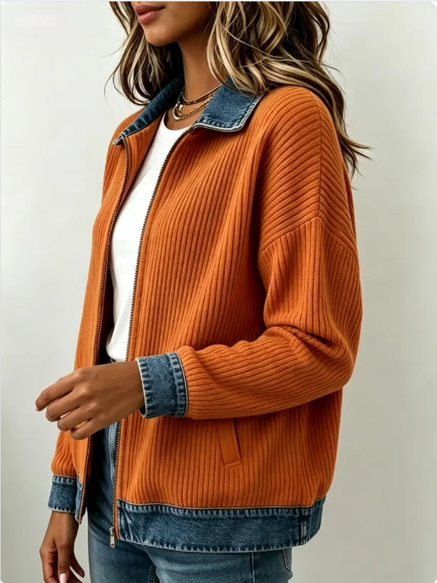 Harlow Denim Trim Jacket