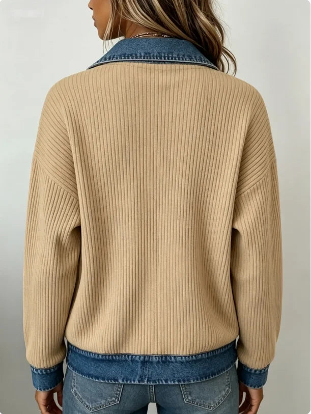 Harlow Denim Trim Jacket