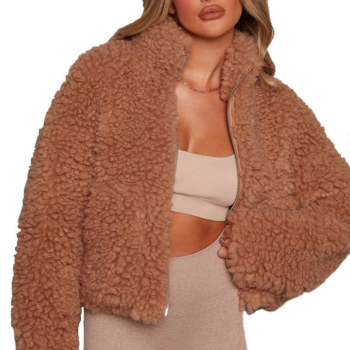 Wilhemina Textured Pile Coat