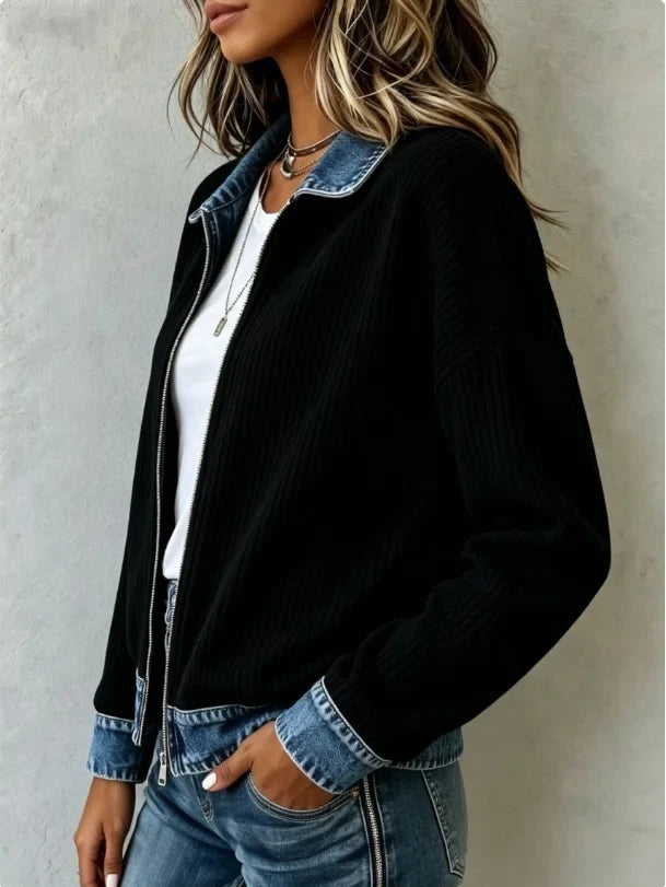 Harlow Denim Trim Jacket