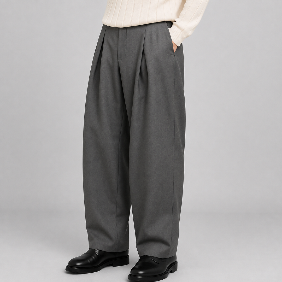 Desmond Pleated Front Trousers