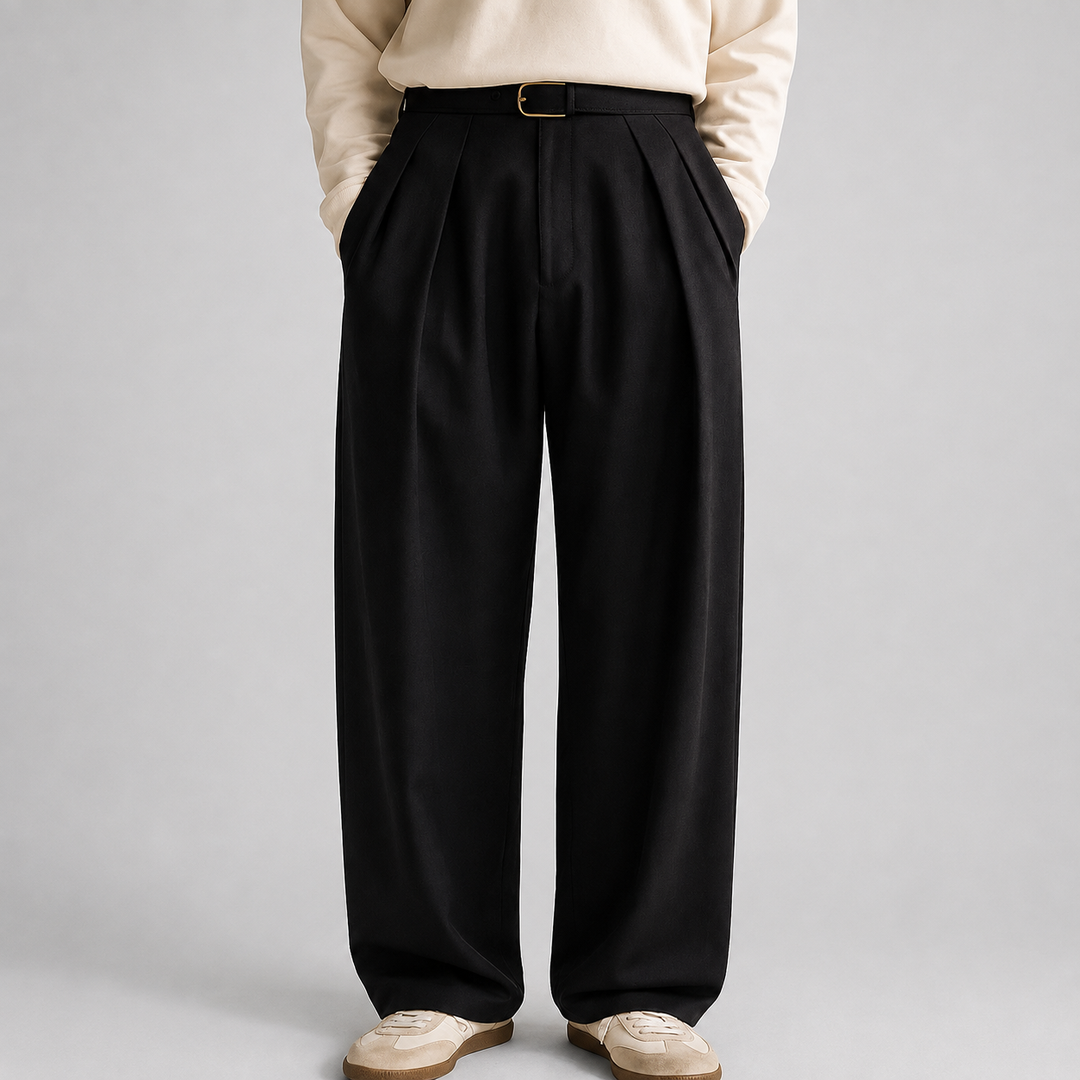 Desmond Pleated Front Trousers