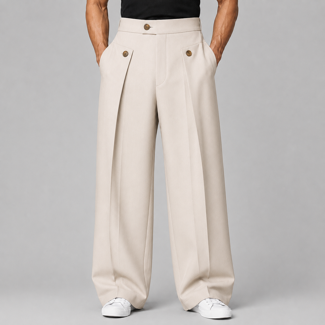 Lennox Pleated Front Trousers