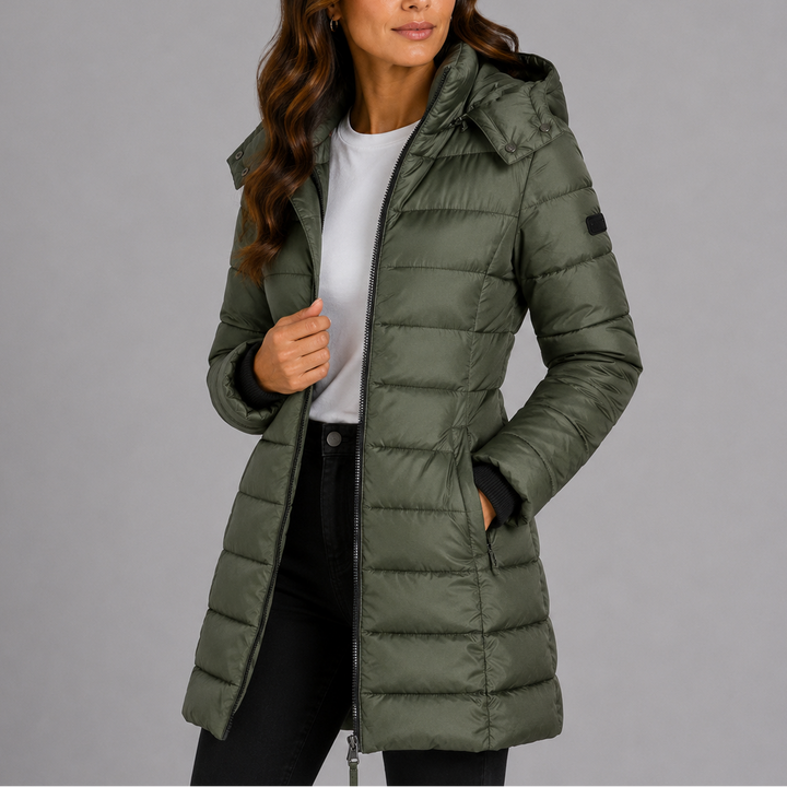 Maxine Channel Quilted Puffer