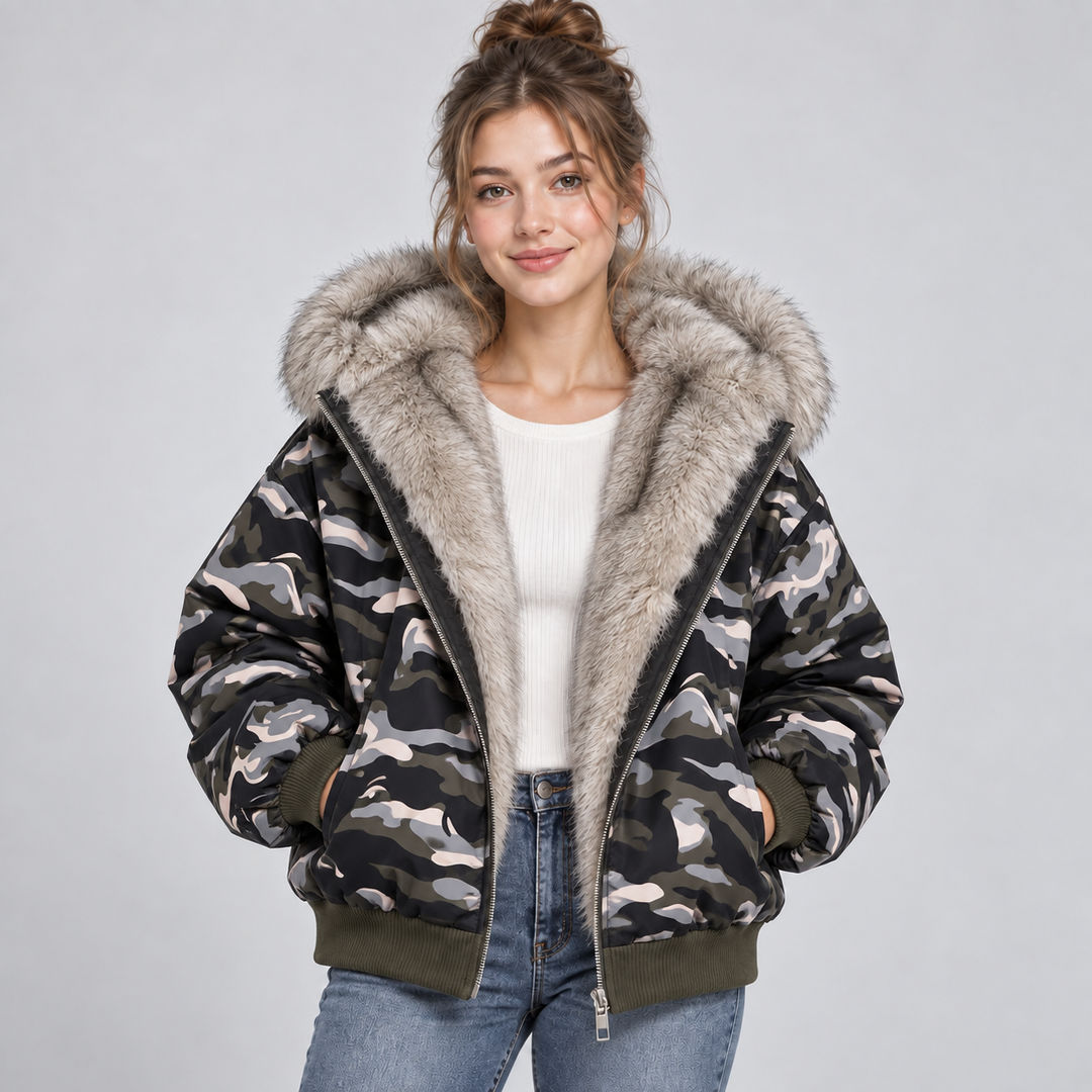 Marchetta Faux Fur Puffer Jacket