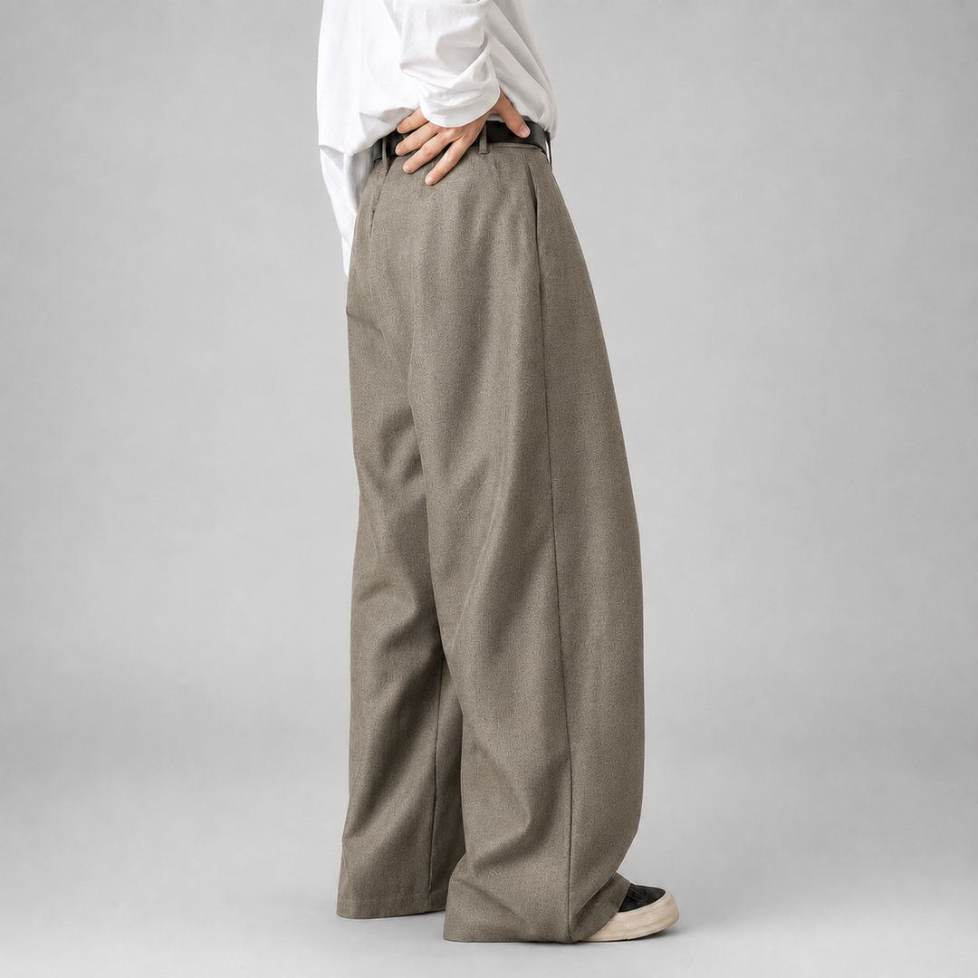 Desmond Pleated Front Trousers
