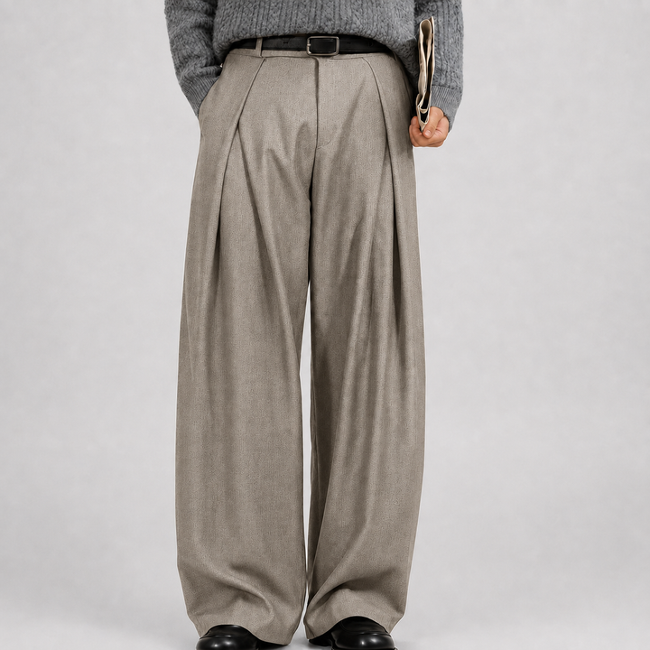 Desmond Pleated Front Trousers