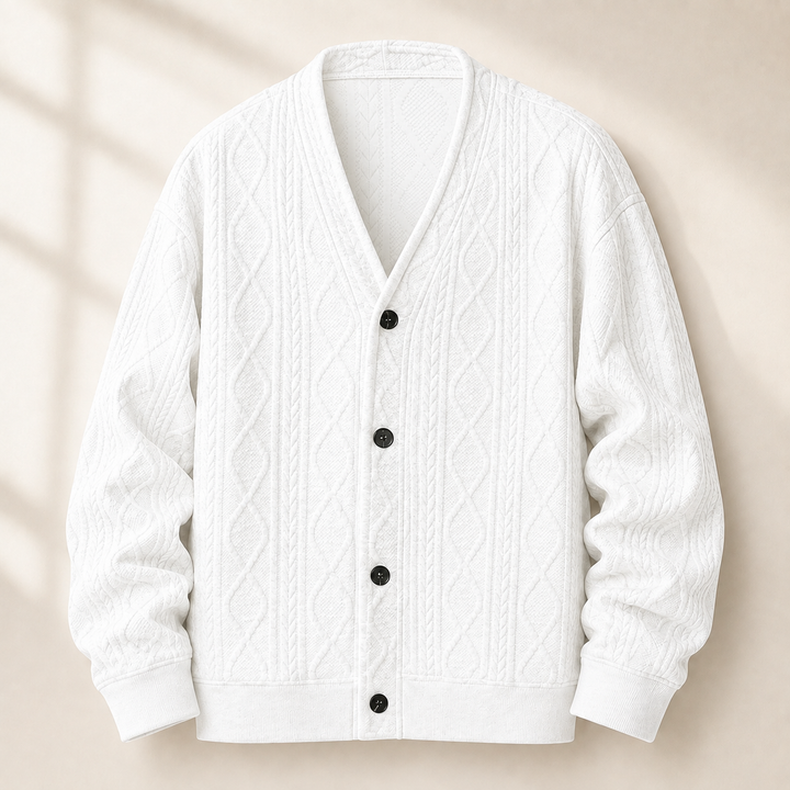 Desmond Diamond Button Cardigan