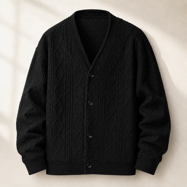 Desmond Diamond Button Cardigan