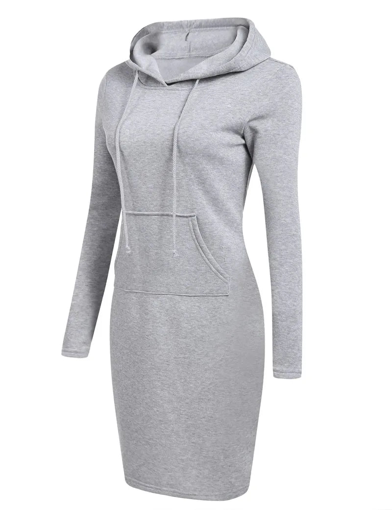 Harlan Hooded Sweatshirt Dress