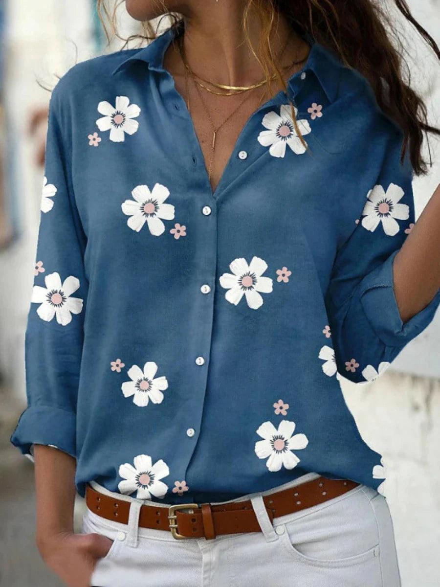 Vera Long Sleeve Floral Shirt