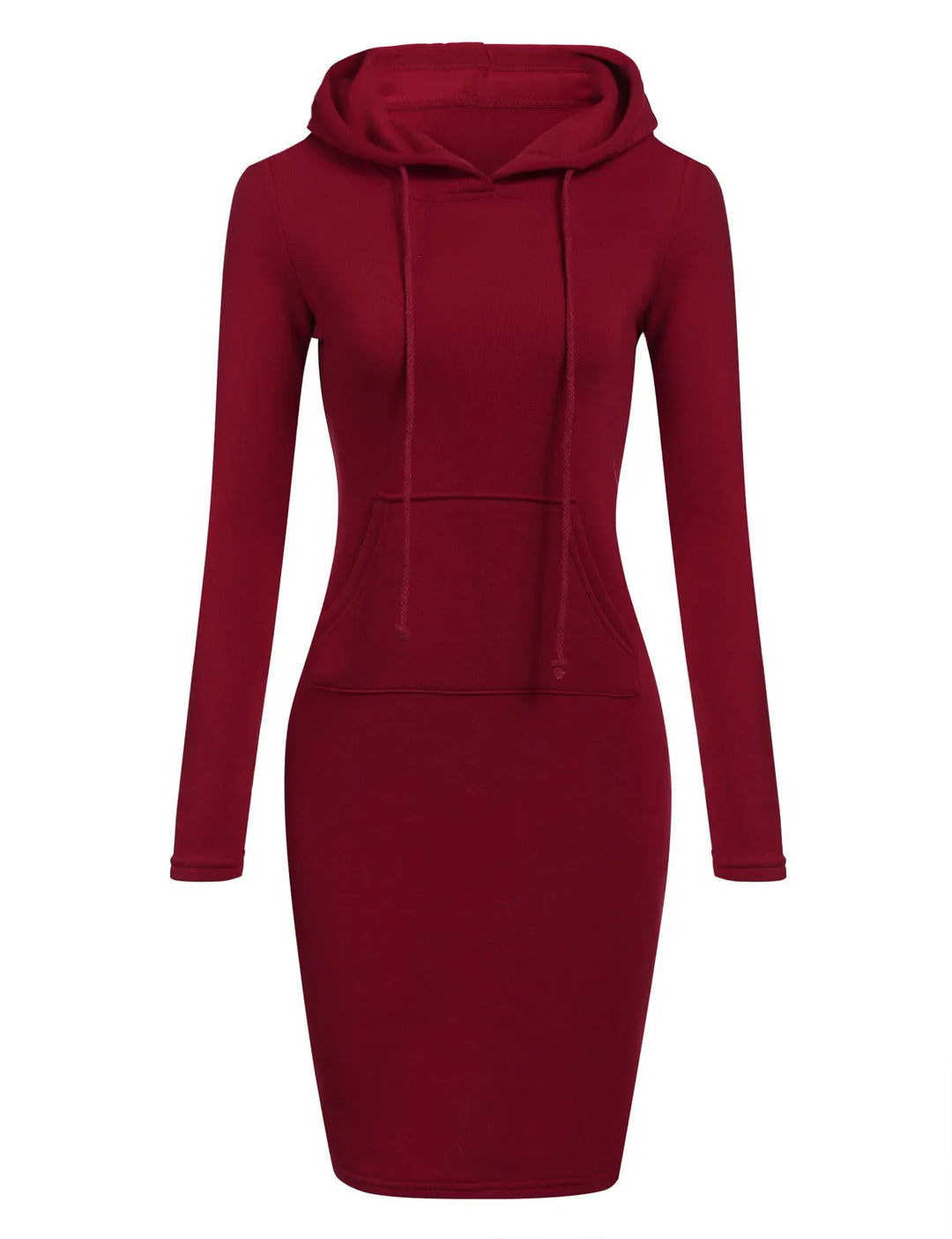 Lucienne Drawstring Hood Dress