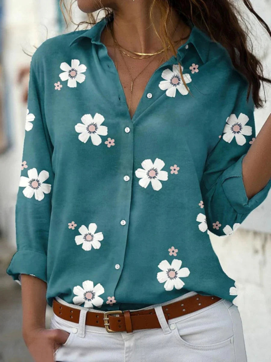 Vera Long Sleeve Floral Shirt