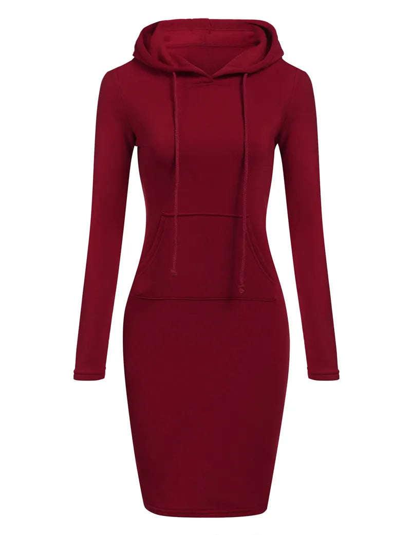 Harlan Hooded Sweatshirt Dress