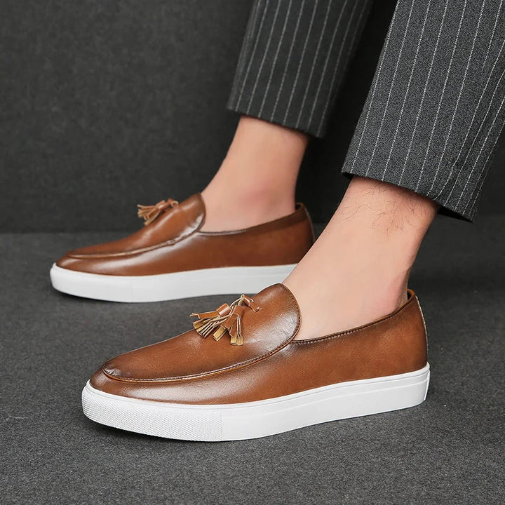 Harwick Tasseled Leather Loafer