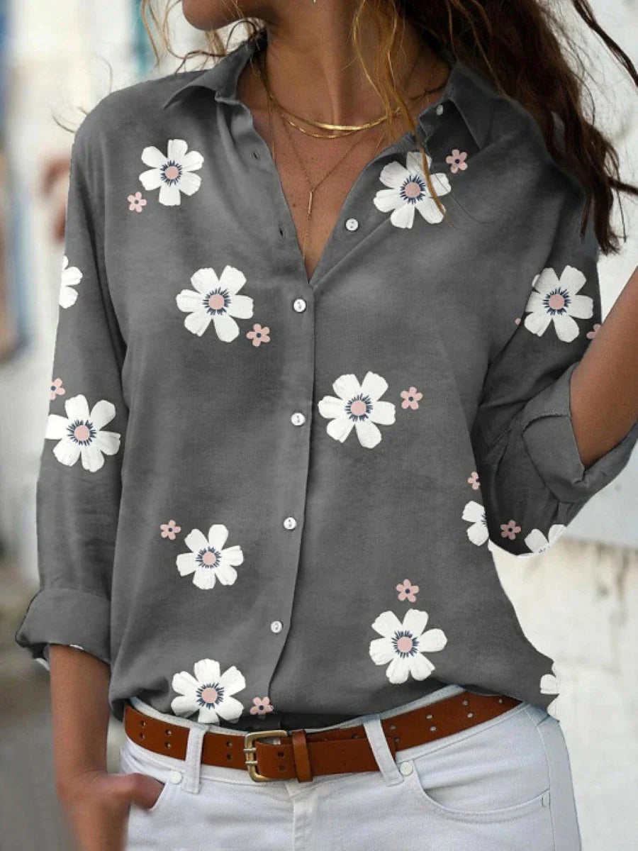Vera Long Sleeve Floral Shirt
