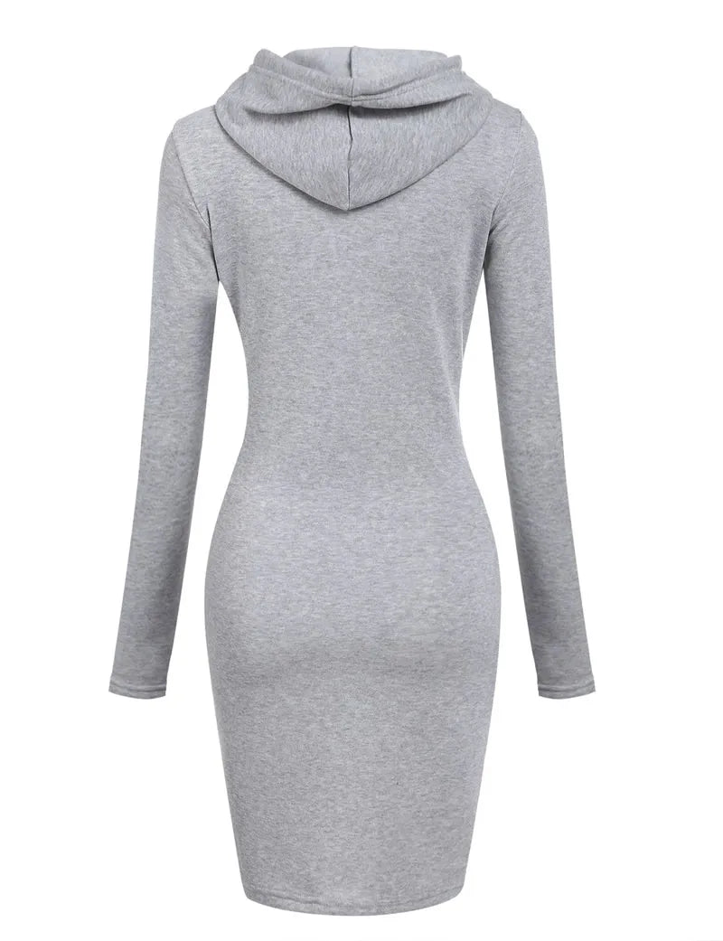 Harlan Hooded Sweatshirt Dress