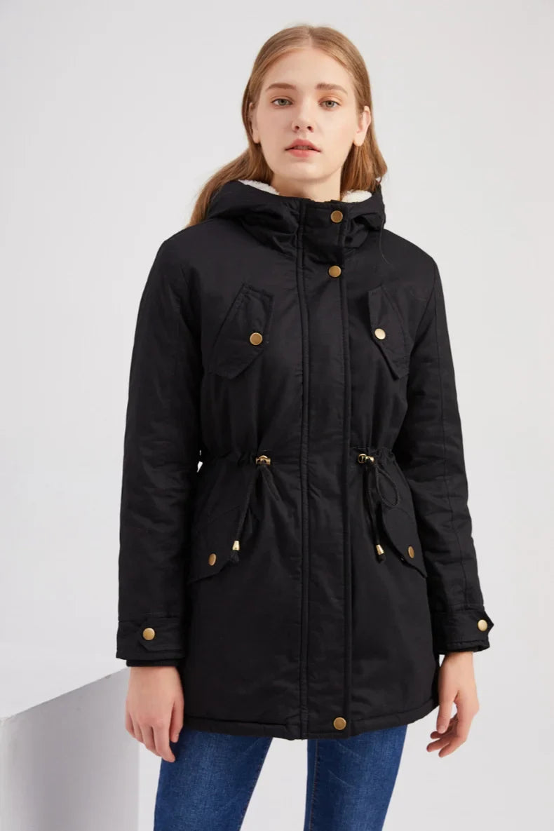 Annika Faux Fur Anorak Coat