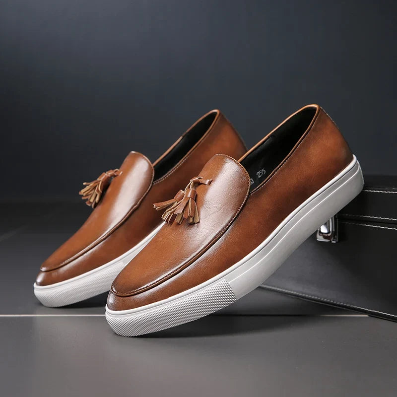 Harwick Tasseled Leather Loafer