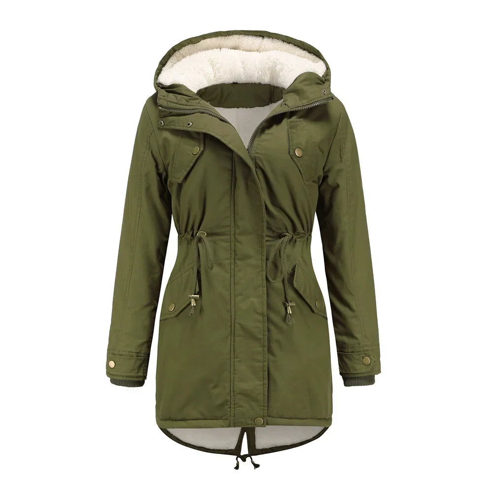 Annika Faux Fur Anorak Coat