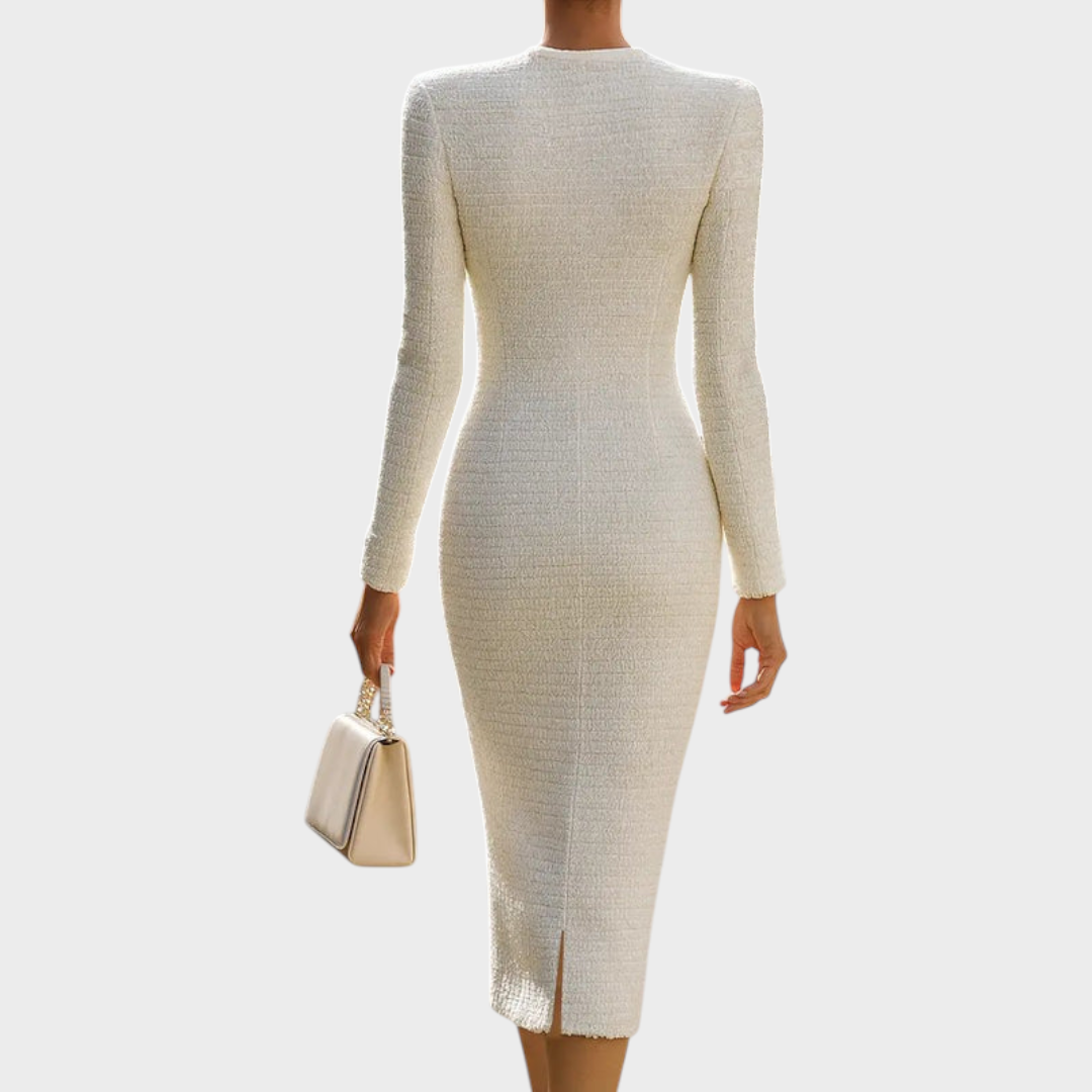 Pernelle Button Front Midi Dress
