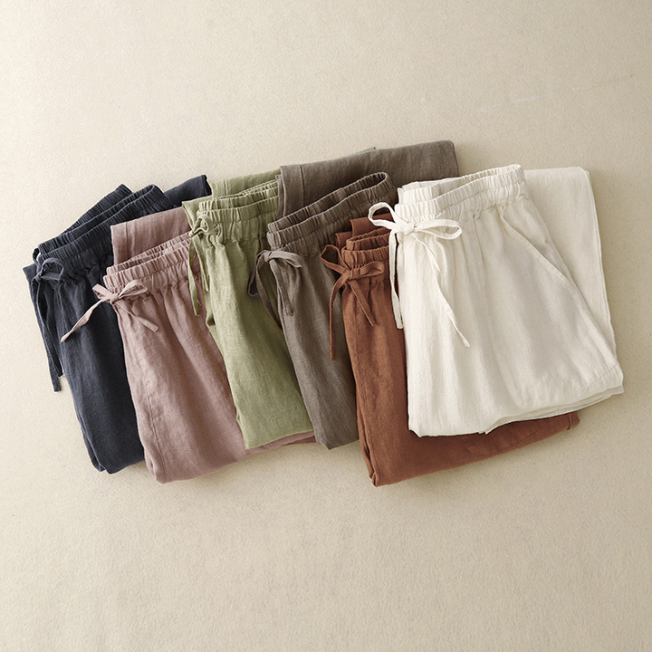 Avalon Loose Fit Linen Pajamas