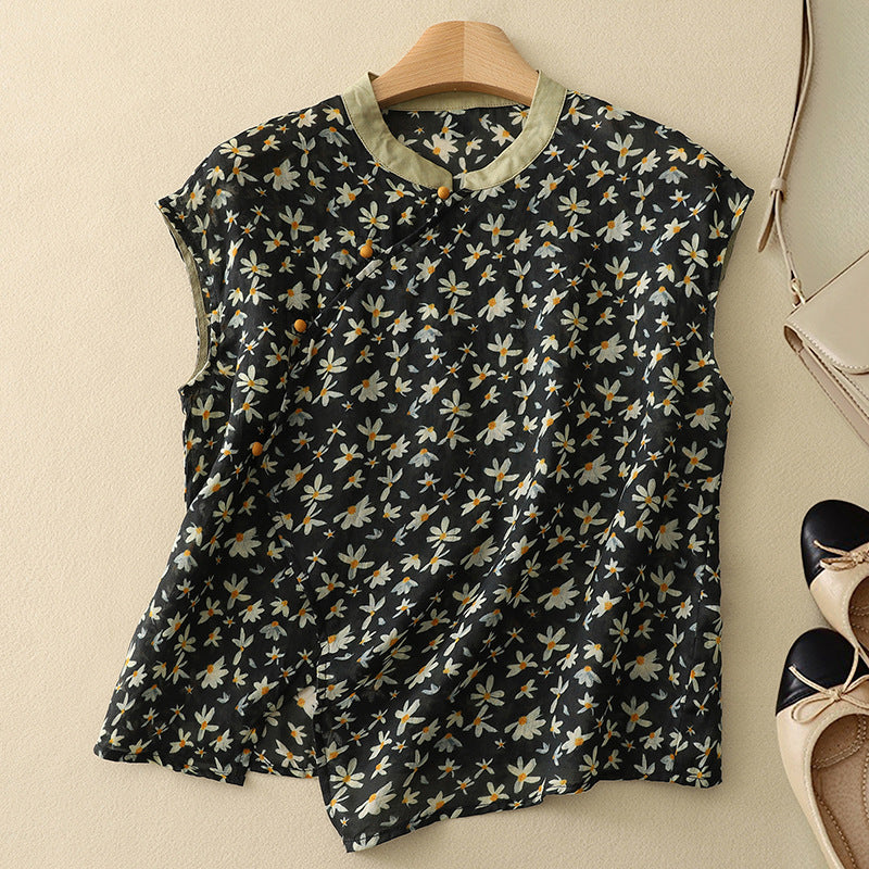 Aria Vintage Sleeveless Top