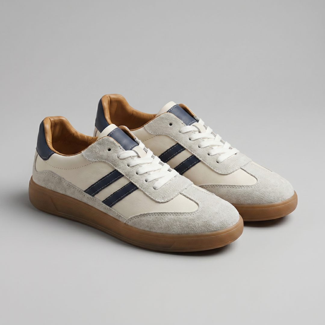 Milo Retro Lace-Up Sneakers