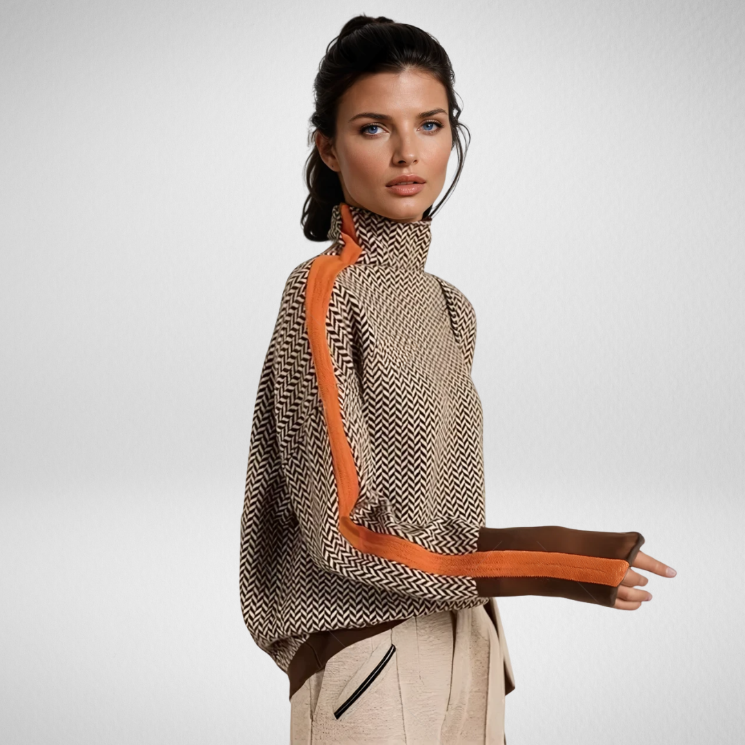 Marlowe Turtleneck Knit Sweater