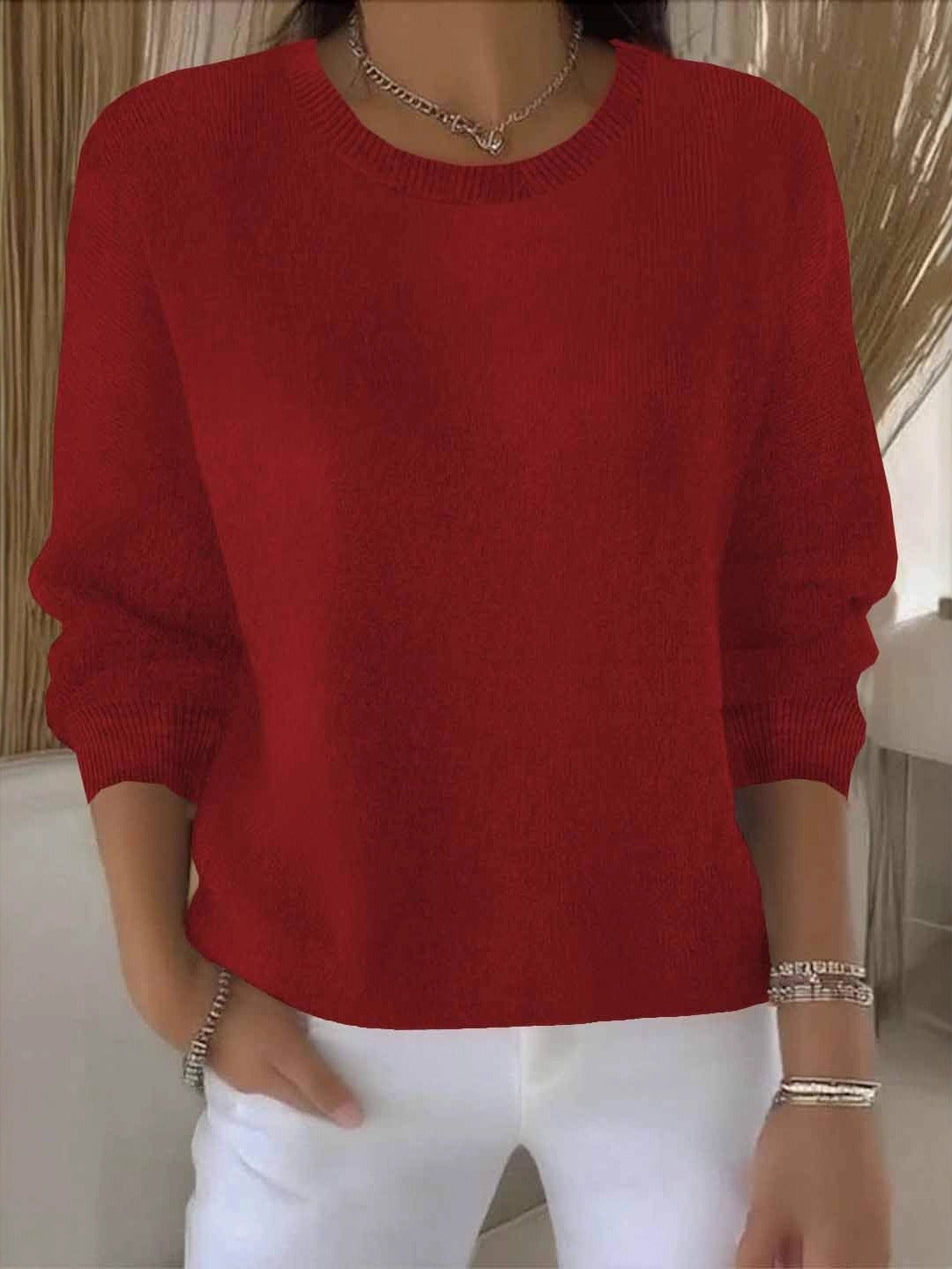 Margaux Dropped Shoulder Sweater