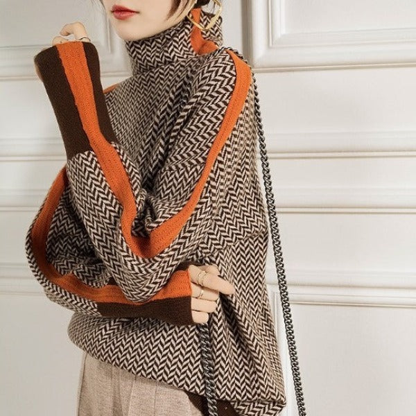 Marlowe Turtleneck Knit Sweater