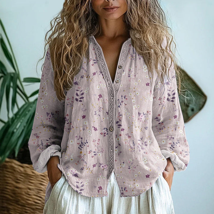 Ruby Elegant Floral Blouse