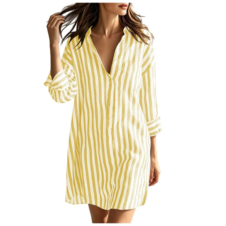 Verena Lightweight Stripe Mini Dress