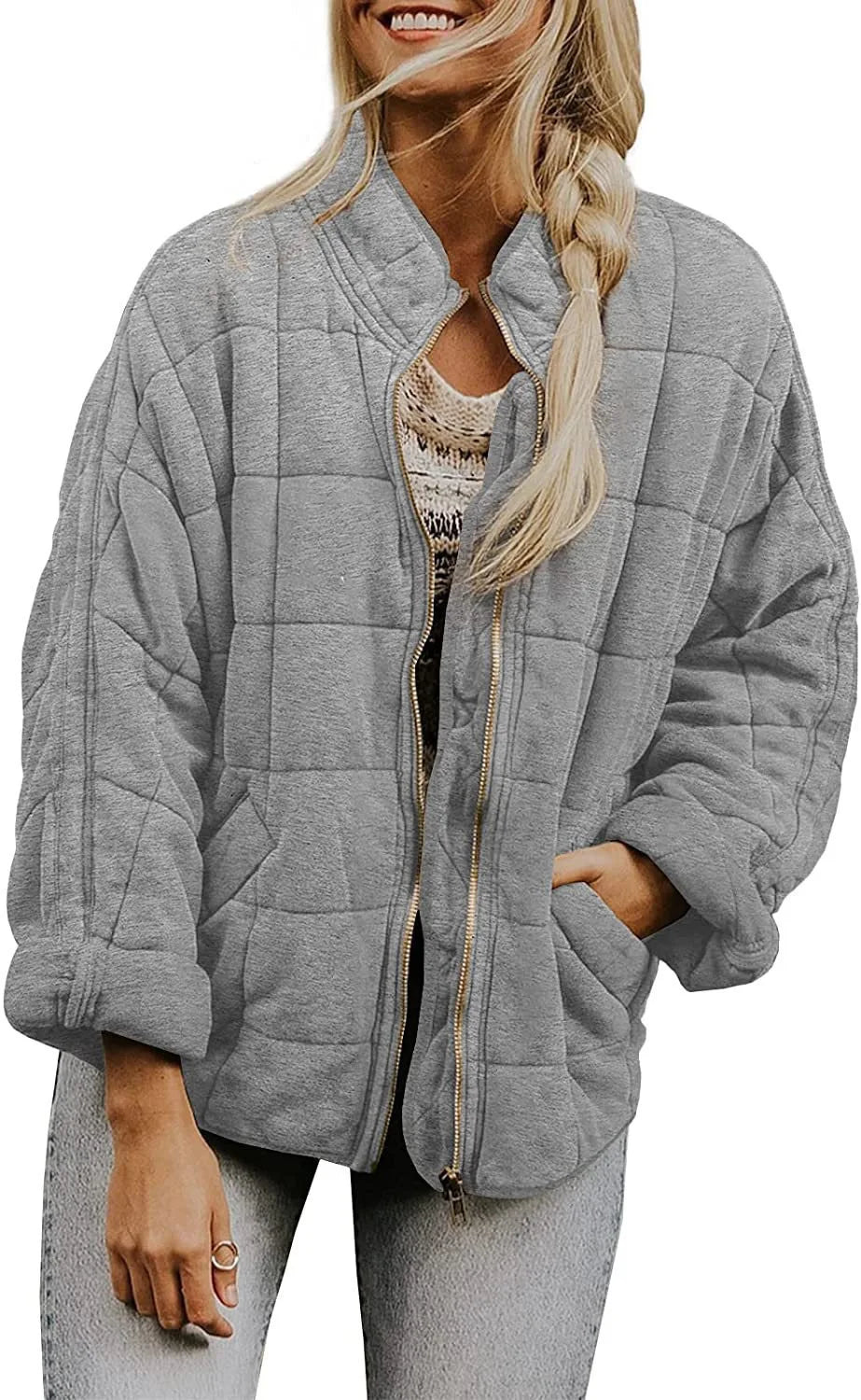 Larissa Quilted Bomber Jacket