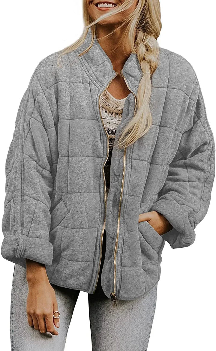 Larissa Quilted Bomber Jacket