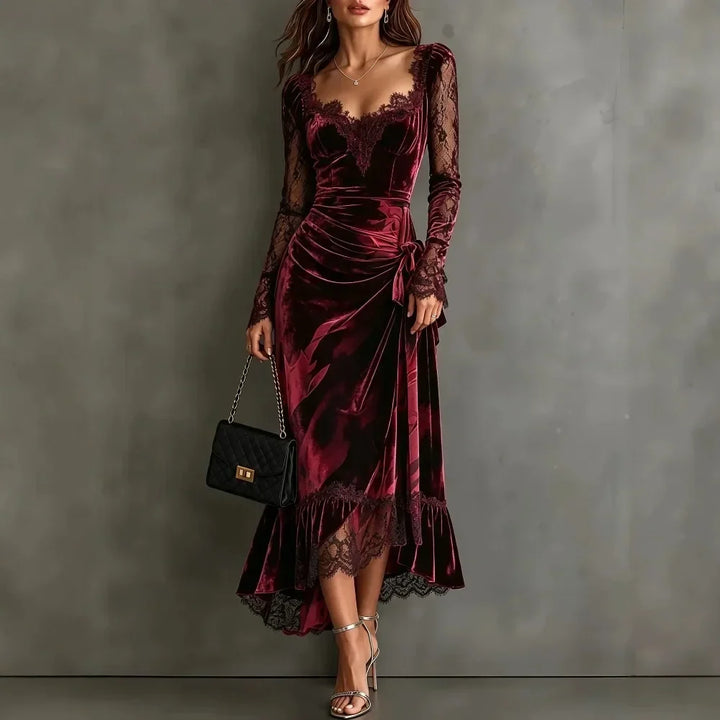 Anneliese Twisted Waist Maxi Dress
